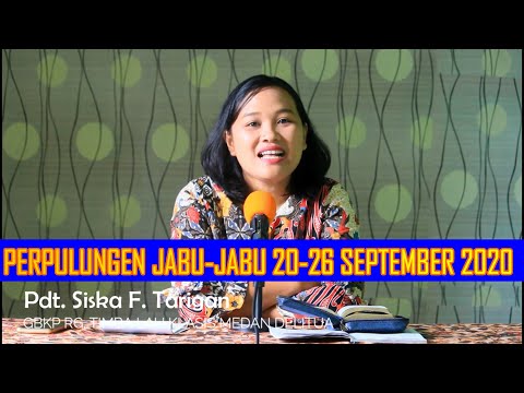 PJJ (Perpulungen Jabu-jabu) GBKP 20 - 26 September 2020 (Online)