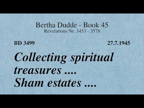 BD 3499 - COLLECTING SPIRITUAL TREASURES .... SHAM ESTATES ....