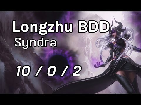 Longzhu BDD Syndra 10/0/2 VS Corki