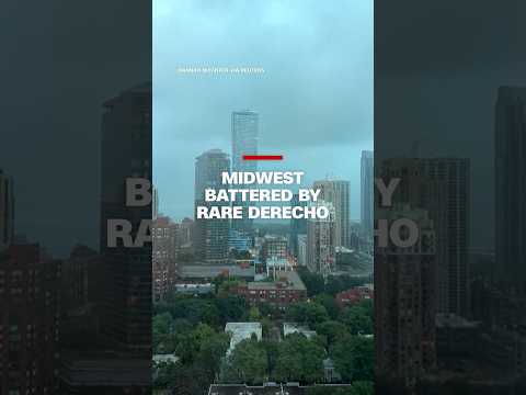Midwest battered by rare derecho