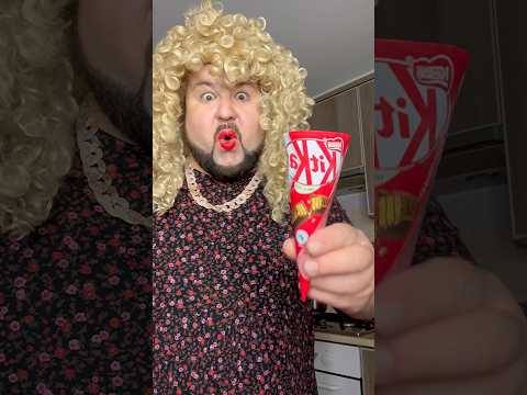 What is this KitKat ice cream￼🍦