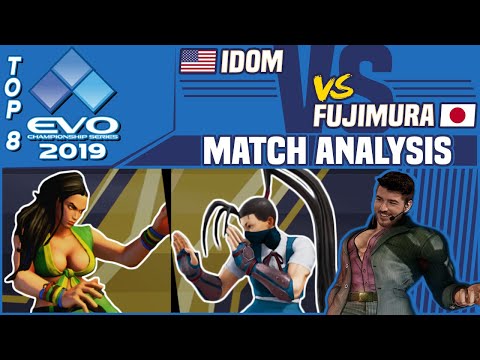 SFV AE Match Analysis: EVO 2019 Top 8 - iDom vs. Fujimura