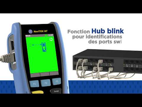 Le NaviTEK NT permet de dépanner les réseaux en cuivre et en fibre optique.