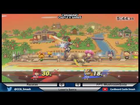 CCG Smash Singles - Loser's Quarters - Razalas vs. FPT | MushroomSoda