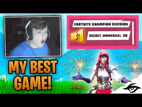 Mongraal |  PLACING 1ST IN FORTNITE PRO TOURNAMENT! (Fortnite Champion Division Round 1)