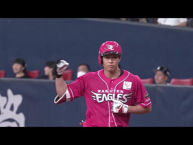 【5回表】チャンスは逃さない!! イーグルス・中島大輔 レフトへの先制タイムリーヒット!! 2025年8月14日 オリックス・バファローズ 対 東北楽天ゴールデンイーグルス