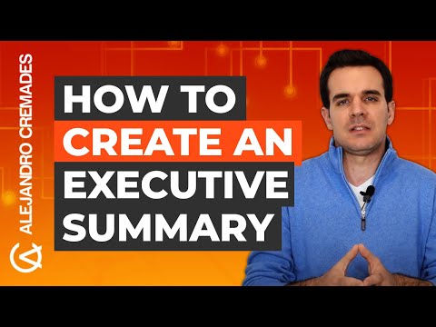 How To Create An Executive Summary
