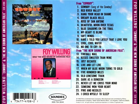 Foy Willing - "COWBOY" & "THE NEW SOUND OF AMERICAN FOLK"
