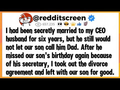 I had been secretly married to my CEO husband for six years, but he still would not let our son call