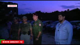 Рамзан Кадыров и Виктор Золотов проверили боеготовность спецназа