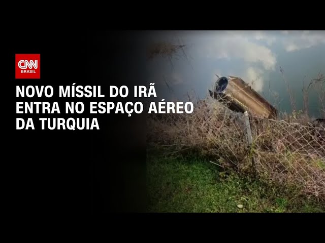 Turquia diz ter interceptado segundo míssil lançado pelo Irã | LIVE CNN
