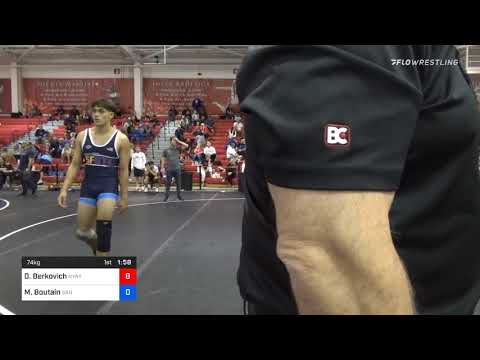 74 Kg Consolation - David Berkovich, New York City RTC Vs Mason Boutain, San Francisco Wrestling C