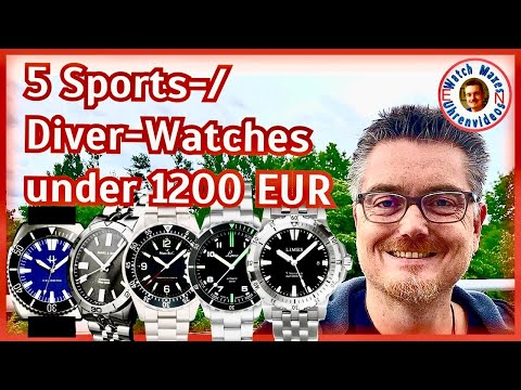 5 Sport Diver Watches less than 1200 EUR | German Watches