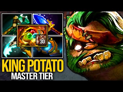 Master Tier King Potato Pudge Offlane!!! Lv30 + Apex [7400HP] | Pudge Official