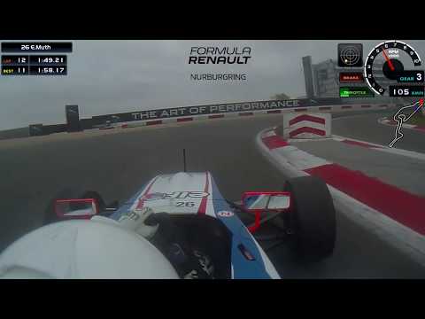 Esteban Muth test Nurburgring F Renault 2.0