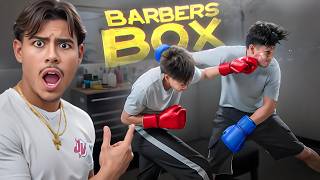 Barbers Boxing In The Barbershop! (Gone Wrong)