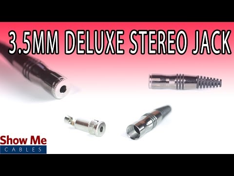 3.5mm Deluxe Stereo Jack - DIY Project to Repair Your Audio Cable #1027