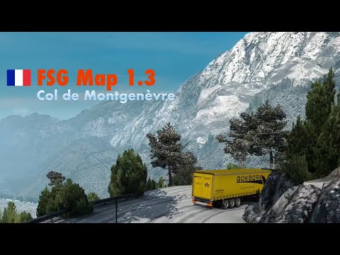 [ABANDONED] FSG Map | Montgenèvre mountain pass, French Alps | Euro Truck Simulator 2