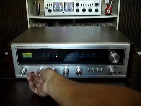 SX 434 PIONEER Receiver 1974 (Vídeo Demo)