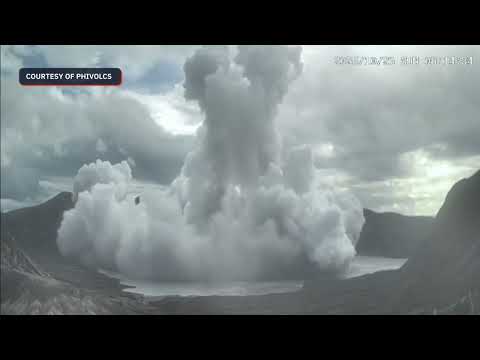 Taal Volcano has series of minor eruptions on October 26