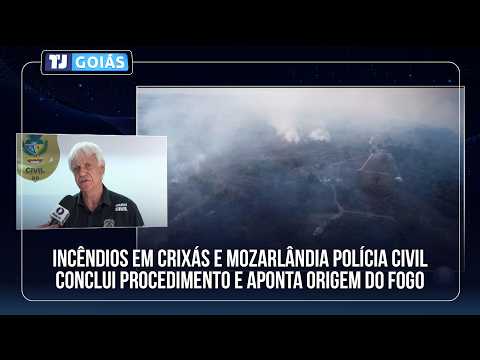 INCÊNDIOS EM CRIXÁS E MOZARLÂNDIA POLÍCIA CIVIL CONCLUI PROCEDIMENTO E APONTA ORIGEM DO FOGO