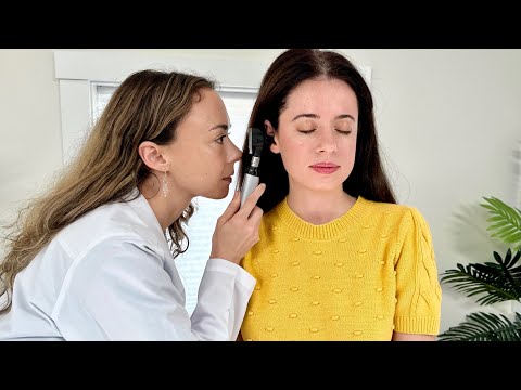 ASMR "Old School" Head To Toe Medical Exam |Cranial Nerve 'Unintentional' Tingles | Back, Abdomen