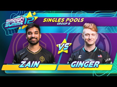 Zain vs Ginger - Singles Pools: Group B - Smash Summit 12 | Marth vs Falco