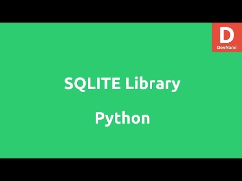 Python SQLite Tutorial