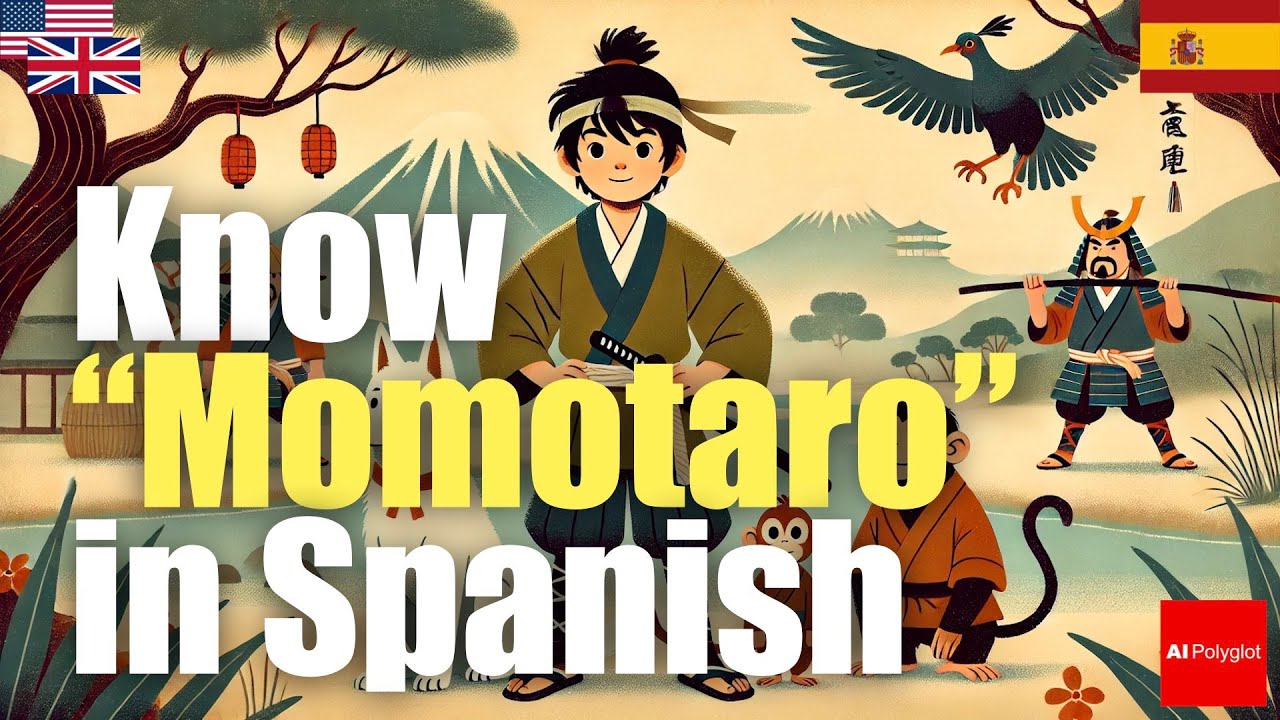 Momotaro in Spanish | Passive listening | with hiragana Momotaro in Spanish | Passive listening | with hiragana
