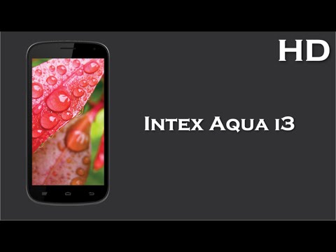 Intex Aqua i3 price, specification, review 5.0 Inch Display 1800mAh battery, 512MB RAM, Android 4.2