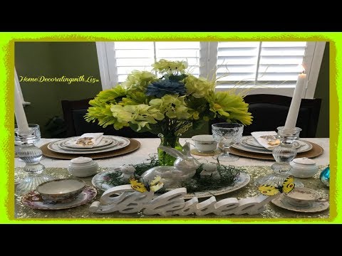 TABLESCAPE TUESDAY APRIL 2019 with CREATIVE HOMESCAPING & CREATIVE LAURI