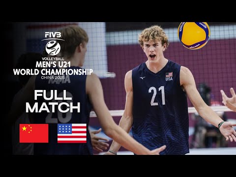 China vs. USA - Pool A | Men's U21 World Champs 2025 - Full Match