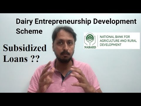 DEDS (Dairy Entrepreneurship Development Scheme) by NABARD 2019-20