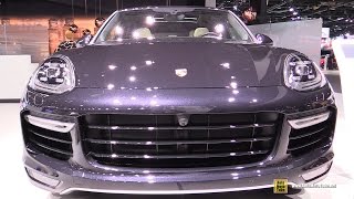 2016 Porsche Cayenne Turbo S - Exterior and Interior Walkaround - 2015 Detroit Auto Show