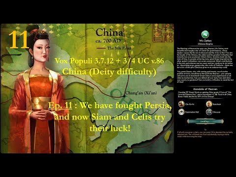 Civilization 5 - Series 2 - Ep. 11 - We have fought Persia, and now Siam and Celts try their luck!