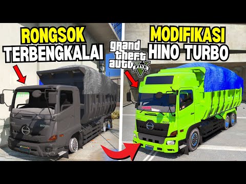 Aku Menemukan Truk Hino Turbo Langka Rongsok Terbengkalai di Kota - GTA 5 MOD