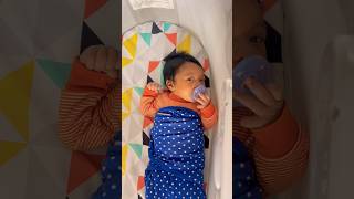 3-week old holds own pacifier #cute #baby #family #bebe #love #shortvideo