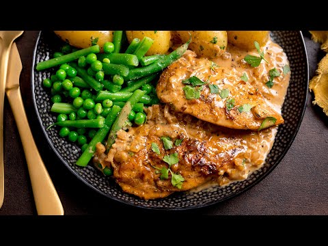 You'll Want to make this Creamy Chicken Dinner Again and Again! | Honey Mustard Chicken