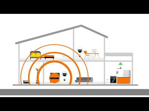 Part of a video titled Installer le Répéteur Wifi 6 d'Orange - YouTube