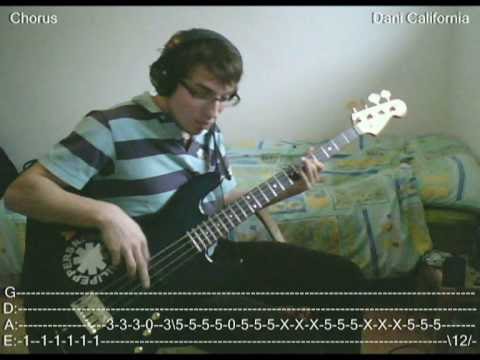 RHCP - Dani California [Bass Cover with TABS]