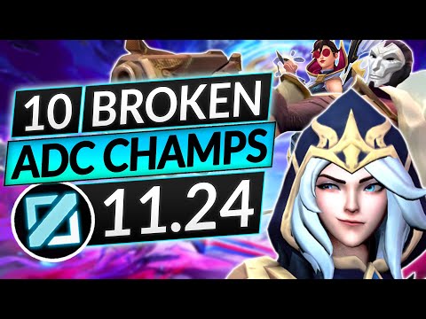 10 BEST ADC Champions to MAIN and ABUSE in 11.24 - Tips for Season 12 - LoL Guide