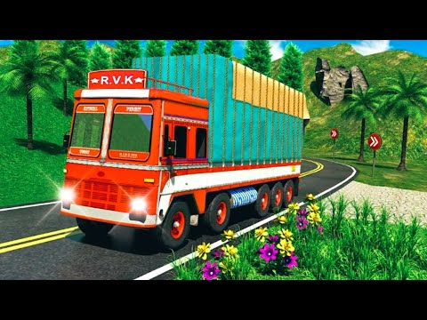 Indian Lorry Truck Mountain Driver - Heavy Cargo Offroad Truck Driving - Android