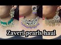 zaveri pearls necklace set haul and review /best quality at low prices