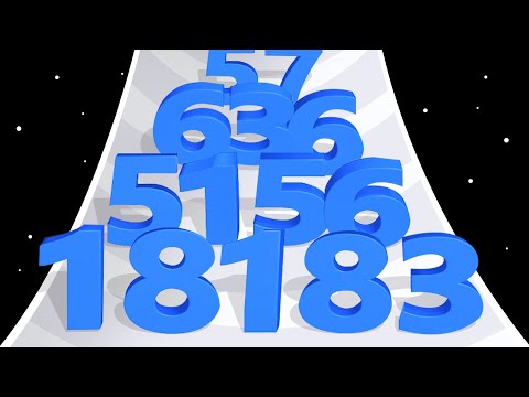 NUMBER STACK RUN: Level Up Numbers, Math Games (Max Level)