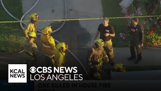 Man killed in South LA house fire