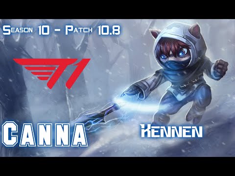 T1 Canna KENNEN vs SETT Top - Patch 10.8 KR Ranked
