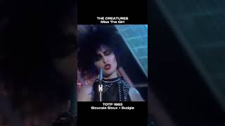 Creatures Siouxsie Sioux and drummer Budgie   Miss the Girl #shorts
