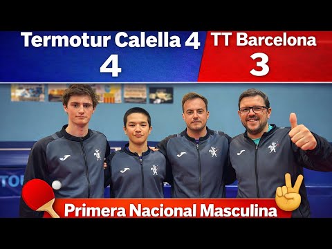 Primera Estatal Masculina: Termotur Calella - TT Barcelona