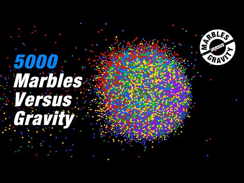Marbles Versus Gravity 2: 5,000 Marbles