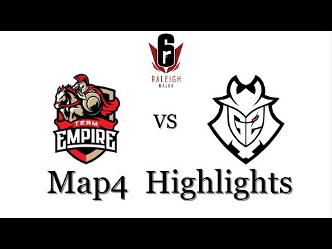 Team Empire vs G2 Esports Map4 海岸線 | レインボーシックスシージ Six Major Raleigh 決勝 ハイライト